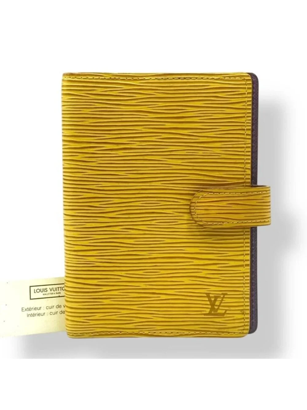 Louis Vuitton Notebook Cover 6 Hole Yellow